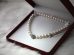 white pearl necklace with box