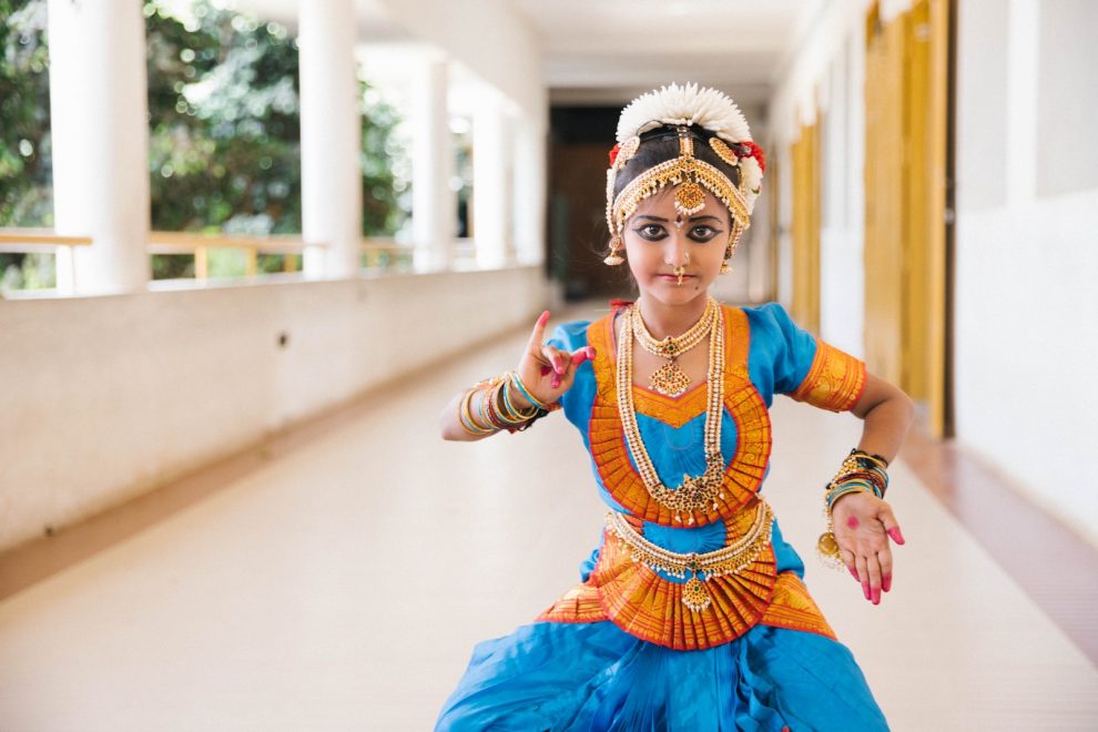 dancing woman on hallway at daytime